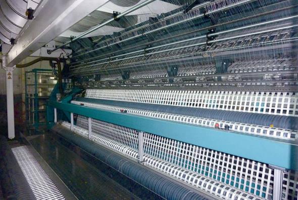 玻璃纖維土工格柵生產(chǎn)線